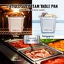 6 Pack Hotel Pans, 1/6 Size Anti-Jam Steam Pan, 0.8mm Thick Stainless Steel Restaurant Steam Table Pan, 6-Inch Deep Commercial Table Pan, Catering Storage Food Pan, for Industrial & Scientific Image 3