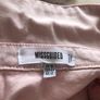 Misguided Pink Denim Crop Jacket Size 16 XL oversized Image 2