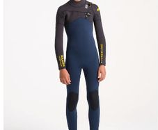 C-Skins NuWave Session 4:3 Junior Chest Zip Wetsuit