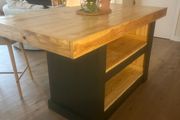 Rustic kitchen island