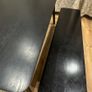 Oak wood black dinning table with a bench and 4 chairs Image 4