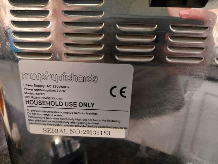 Morphy Richards FastBake Bread Maker