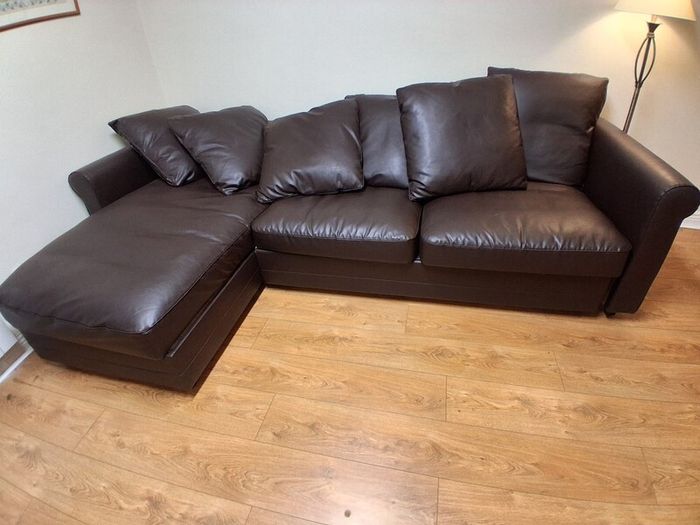 Ikea couch with pull out bed and storage