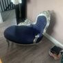 chair . Chaise lounge navy Image 2