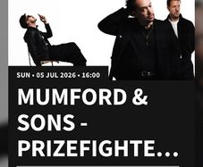 2 x mumford and sons tickets