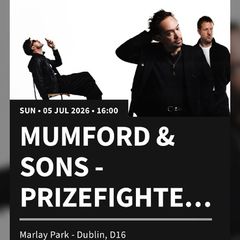 2 x mumford and sons tickets