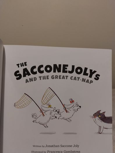 The SACCONEJOLYs and the Great Cat-Nap story book