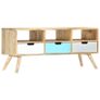 TV Cabinet 110x35x48 cm Solid Mango Wood Image 9