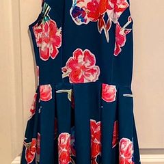 Superdry Floral Print Scuba Skater Dress