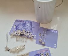Communion Hair Accessories Ivory