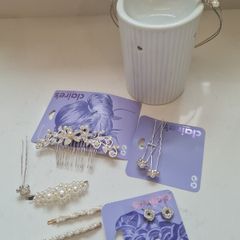 Communion Hair Accessories Ivory