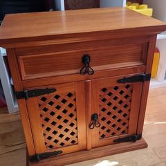 Rustic Wooden Cabinet / Bedside Locker