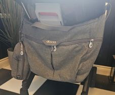 Doona All-Day Changing Bag & Matching Insulated Bottle Holder in Grey