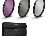 52 Mm Vivitar Lens Filter Kit Uv Cpl Fld