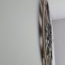 Large Rustic Wooden Numerical Round Wall Clock 60cm Image 3