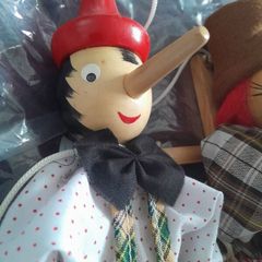 Puppets - Marionettes - Pinochio and Clown