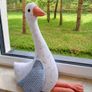 Handmade Goose Plush / Unique Soft Decor / Gift Image 2