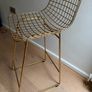 2 HK Living brass high stools Image 5