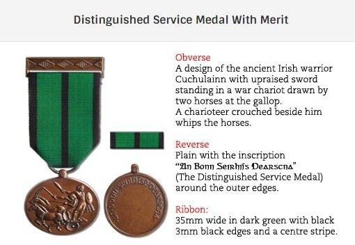 Oglaigh na hEireann Distinguished Service Medal, with Merit