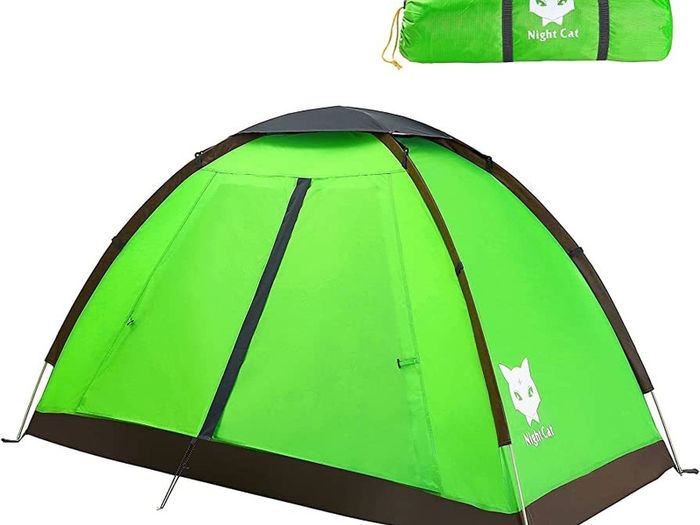 Night Cat Camping Tent for 1 2 Person Man Waterproof Backpacking Tents Easy Setup Lightweight for Hiking Backyard (FREE POSTAGE)