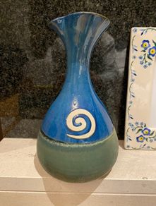 Irish pottery Jack O'Patsy wine/water carafe
