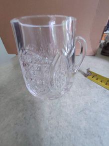 Vintage Waterford Cut Crystal Tankard Mug STAMPED.