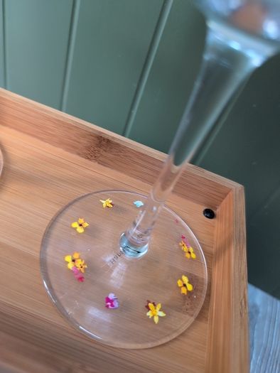 2x Busy Bees Gin Glasses
