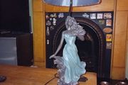 Art nouveau style lamp