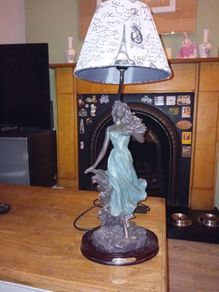 Art nouveau style lamp