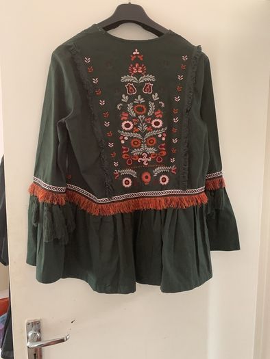 canvas tassel jacket