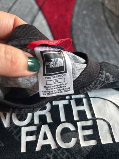 north face tshirt youth size L