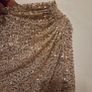 Gold sequin skirt, size 12 Image 5