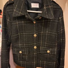 Black and gold blazer