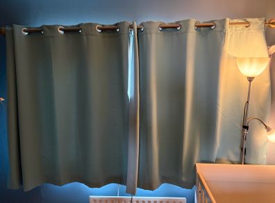 Free Curtains Teal