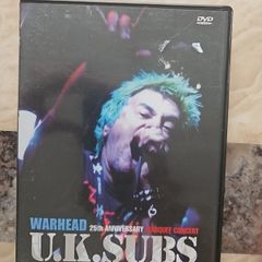 U.K. Subs DVD - Warhead 25th Anniversary Marquee Concert