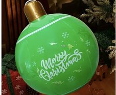 Green Inflatable Bauble