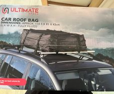 Car roof cargo bag