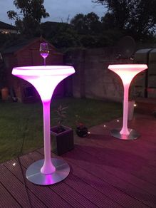 LED High Bar Tables