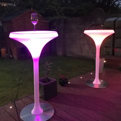 LED High Bar Tables