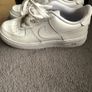Boys / Girls Nike air force trainers size 2 reduced Image 9