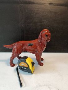 Large Mid Century Coopercraft Red Setter Ceramic