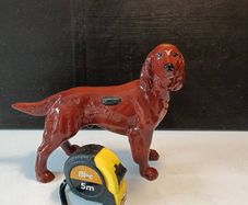 Large Mid Century Coopercraft Red Setter Ceramic