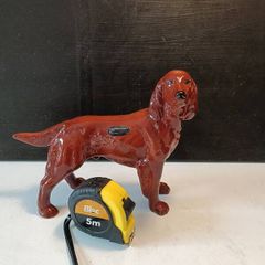 Large Mid Century Coopercraft Red Setter Ceramic