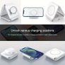 15W 3 In 1 Foldable Wireless Charger Magnetic Wireless Charger Folding Qi Wireless Charger Image 4