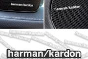4Pcs Harman/kardon Car Audio Aluminium Sticker For BMW F30 G20 E46 E90 E92 F31 E91 Touring F32 F36 Coupe Accessories M3 X7 G07