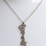 CELINE 925 Sterling Silver Name Necklace Image 2