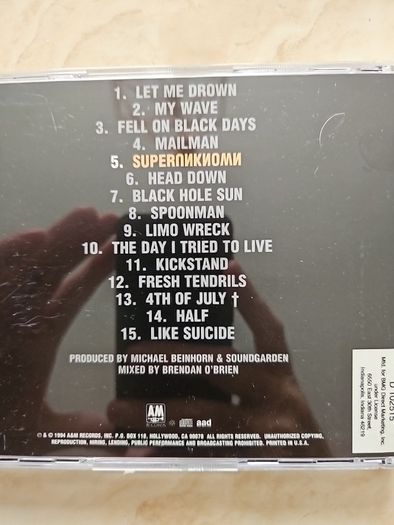 Soundgarden 2 CD Lot