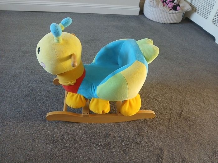 baby rocking caterpillar