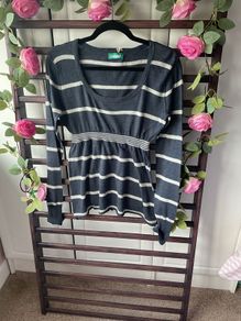 jumper Bnwt Hollister inspired 100% cotton jumper size 12 striped