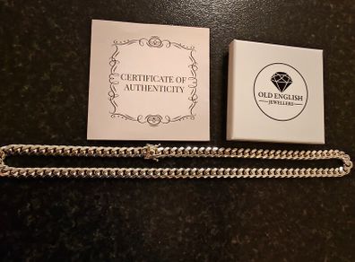 Sterling Silver Miami Cuban Curb  Chain